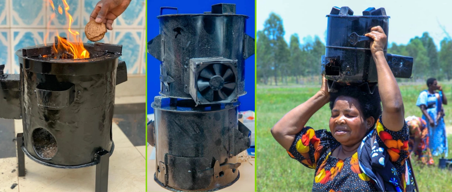Gasified cooking stoves built by Chabri Energy